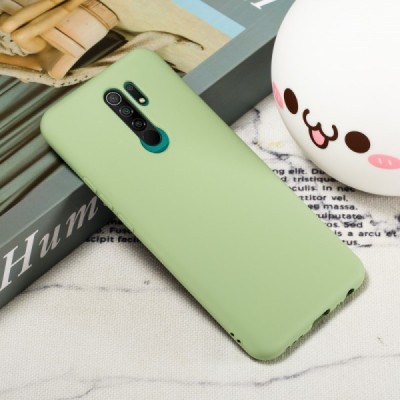 Xiaomi Redmi 9 Shell kieto silikono TPU žalias dėklas - nugarėlė | Priedai.lt