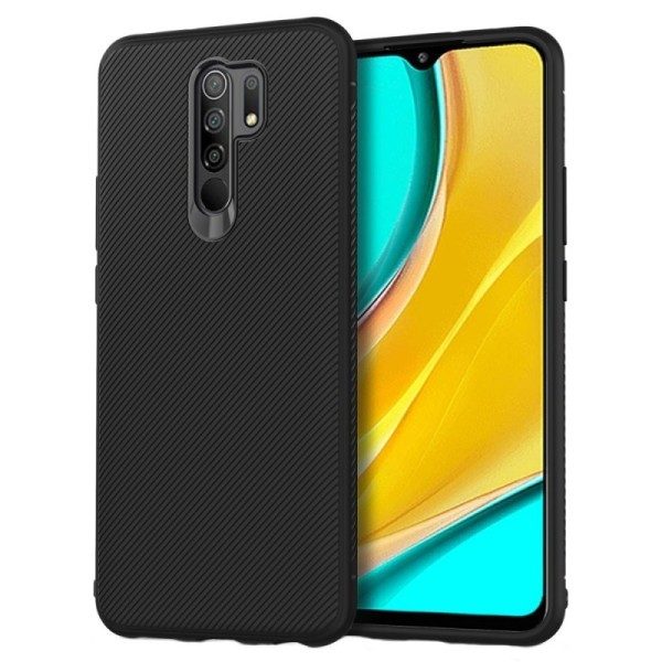 „Jazz“ kieto silikono (TPU) dėklas - juodas (Redmi 9)