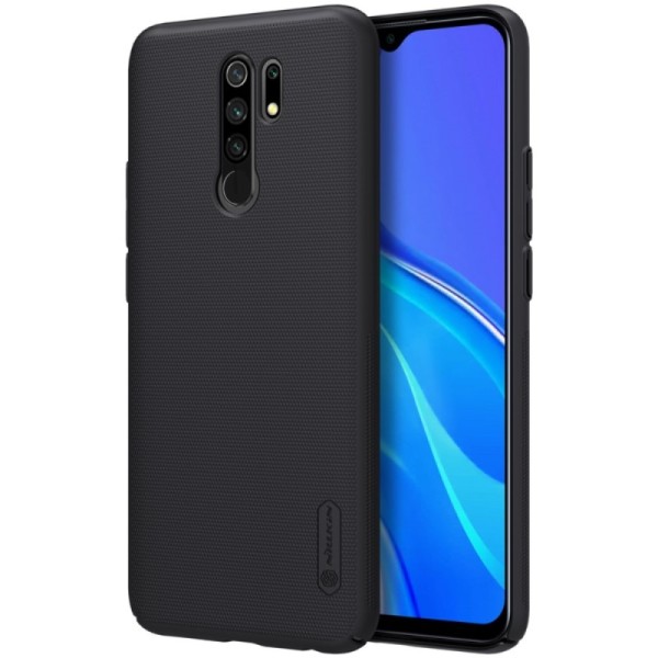 „Nillkin“ Frosted Shield dėklas - juodas (Redmi 9)