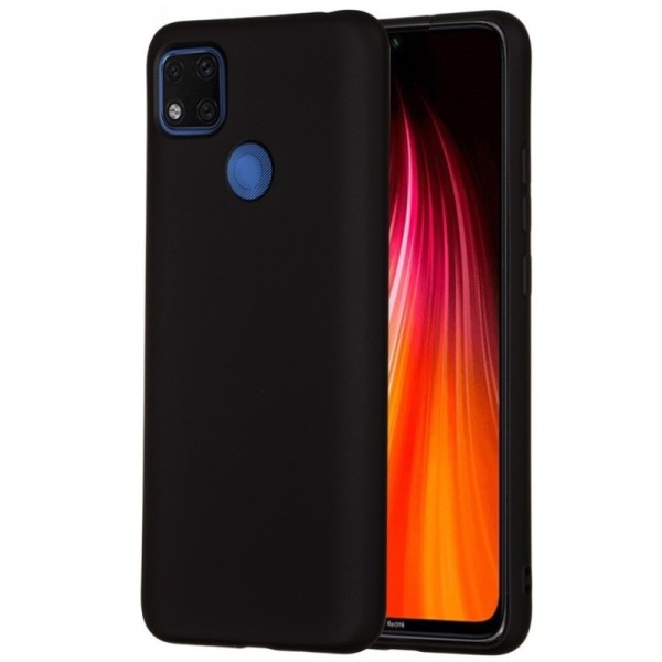 „Shell“ kieto silikono (TPU) dėklas - juodas (Redmi 9C)