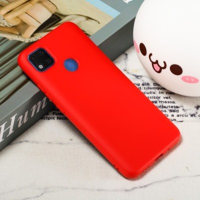 Xiaomi Redmi 9C Shell kieto silikono TPU raudonas dėklas - nugarėlė | Priedai.lt