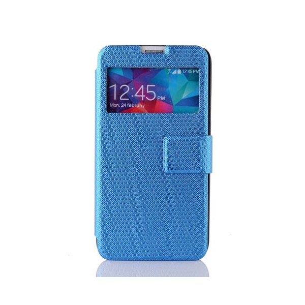 „Pintas“ atverčiamas dėklas - mėlynas (Galaxy S5 / S5 Neo)