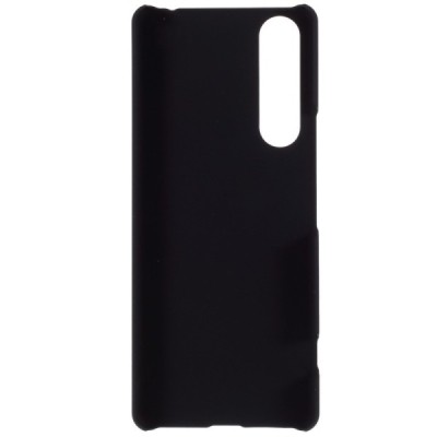Sony Xperia 10 II matinis plastikinis, juodas dėklas | Priedai.lt