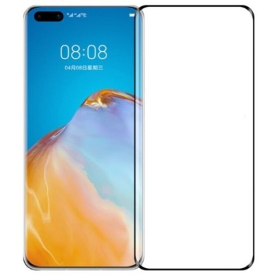 Huawei P40 Pro+ „Rurihai“ 9H Tempered Glass sustiprintos apsaugos juodas pilnai dengiantis apsauginis ekrano stiklas 0,26 mm | P