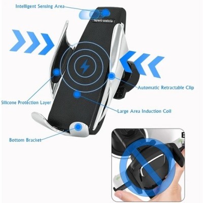 „Smart Sensor“ S5 automobilinis telefono laikiklis (kroviklis) - juodas | Priedai.lt