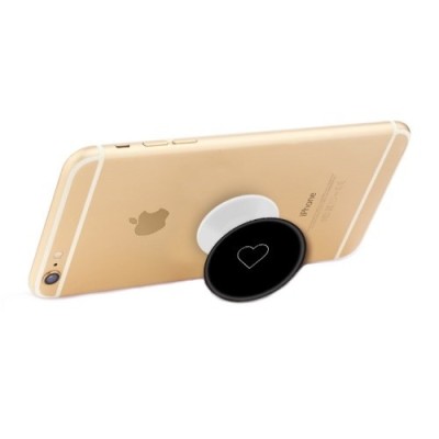 PopSocket Love telefono laikiklis (prie nugarėlės) - juodas | Priedai.lt