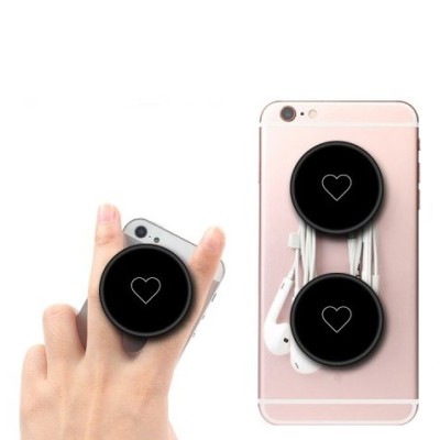 PopSocket Love telefono laikiklis (prie nugarėlės) - juodas | Priedai.lt