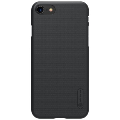 Nillkin Frosted Shield Apple iPhone 7 (iPhone 8, SE 2020) juodas plastikinis dėklas | Priedai.lt