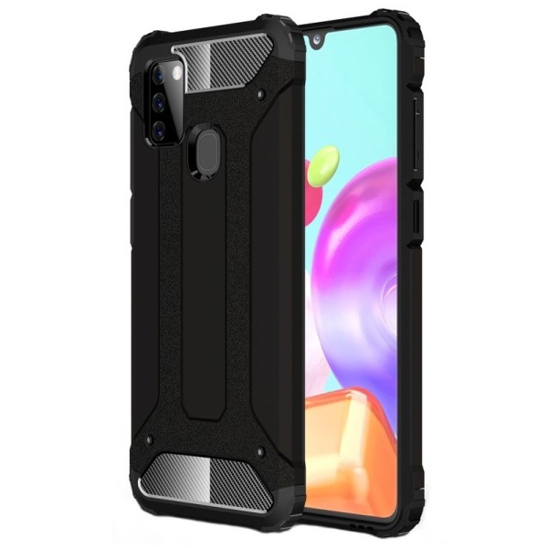 Sustiprintos apsaugos dėklas - juodas (Galaxy A21s)