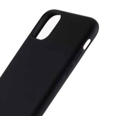 Apple iPhone 11 juodas kieto silikono TPU ploniausias pasaulyje dėklas - nugarėlė | Priedai.lt