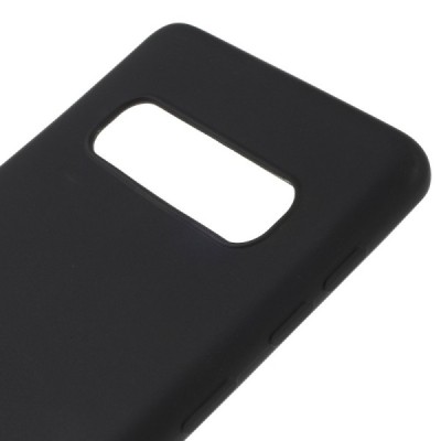 Samsung Galaxy S10 (G973) juodas kieto silikono TPU ploniausias pasaulyje dėklas - nugarėlė | Priedai.lt