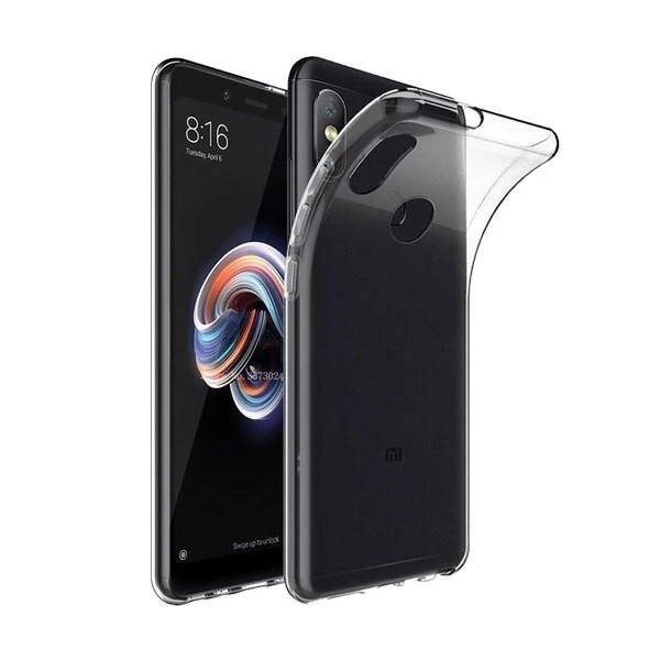 Kieto silikono (TPU) dėklas - skaidrus (Redmi S2)