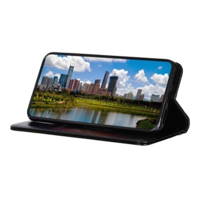 Samsung Galaxy S20 FE (Fan Edition) juodas odinis atverčiamas dėklas - knygutė su magnetu | Priedai.lt