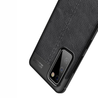 Samsung Galaxy S20 FE (Fan Edition) FOCUS kieto silikono TPU juodas dėklas - nugarėlė | Priedai.lt