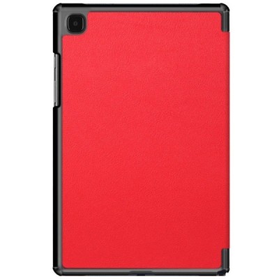 Samsung Galaxy Tab A7 10.4 2020 (T505,T500) atverčiamas raudonas odinis dėklas - knygutė | Priedai.lt
