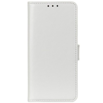 Huawei P40 Lite E (Y7p, Honor 9C) atverčiamas baltas odinis dėklas, knygutė - piniginė | Priedai.lt