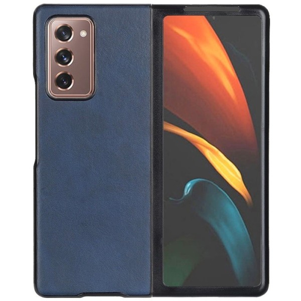 „Slim Leather“ dėklas - mėlynas (Galaxy Z Fold2)