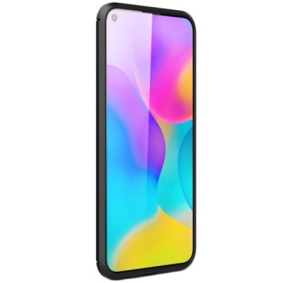 Huawei P40 Lite E (Y7p, Honor 9C) kieto silikono TPU juodas dėklas - nugarėlė | Priedai.lt
