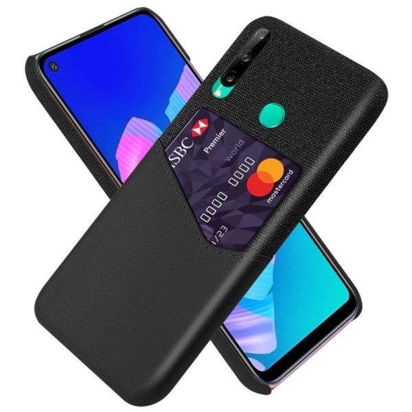 „KSQ“ Shell dėklas su kišenėle - juodas (P40 Lite E / Y7p)