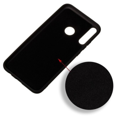 Huawei P40 Lite E (Y7p, Honor 9C) Shell kieto silikono TPU juodas dėklas - nugarėlė | Priedai.lt