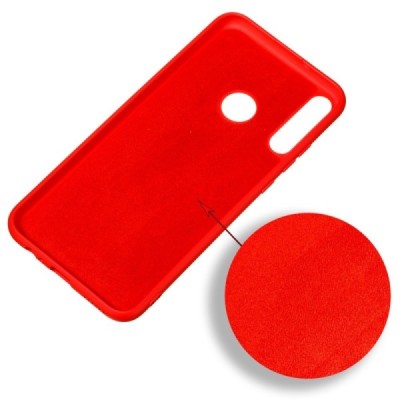 Huawei P40 Lite E (Y7p, Honor 9C) Shell kieto silikono TPU raudonas dėklas - nugarėlė | Priedai.lt