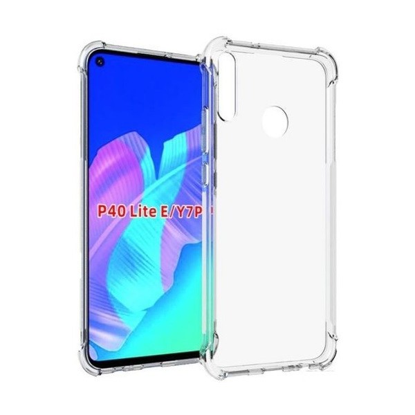 Kieto silikono (TPU) dėklas - skaidrus (P40 Lite E / Y7p)