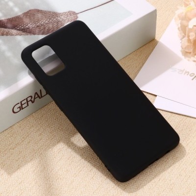 Xiaomi Mi 10 Lite Shell kieto silikono TPU juodas dėklas - nugarėlė | Priedai.lt