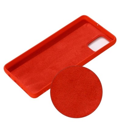 Xiaomi Mi 10 Lite Shell kieto silikono TPU raudonas dėklas - nugarėlė | Priedai.lt