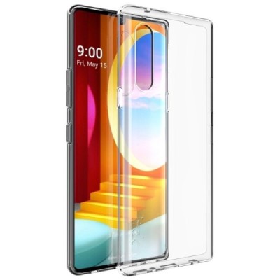 LG Velvet (LM-G900EM) Imak kieto silikono TPU skaidrus dėklas - nugarėlė | Priedai.lt