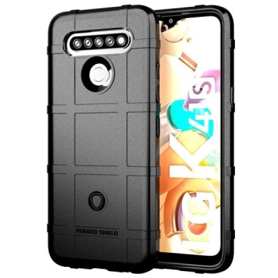 LG K51s (LM-K510) kieto silikono TPU juodas dėklas - nugarėlė | Priedai.lt