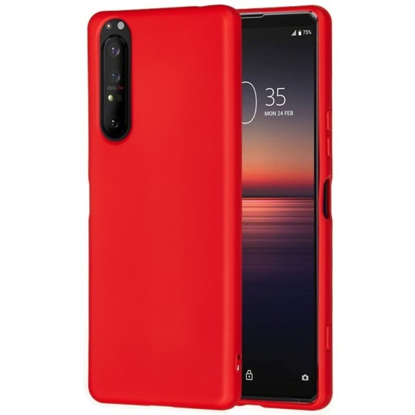 „Shell“ kieto silikono (TPU) dėklas - raudonas (Xperia 1 II)