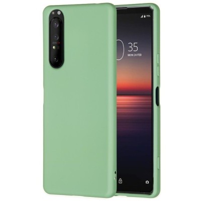 Sony Xperia 1 II Shell kieto silikono TPU žalias dėklas - nugarėlė | Priedai.lt