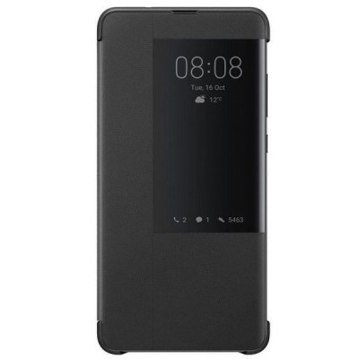 Oficialus Huawei Mate 20 Smart View Flip Cover juodas atverčiamas dėklas - knygutė | Priedai.lt
