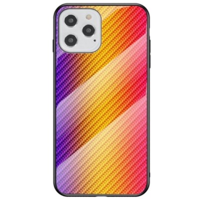 Apple iPhone 12 (12 Pro) „Fiber“ kieto silikono TPU geltonas dėklas - nugarėlė | Priedai.lt