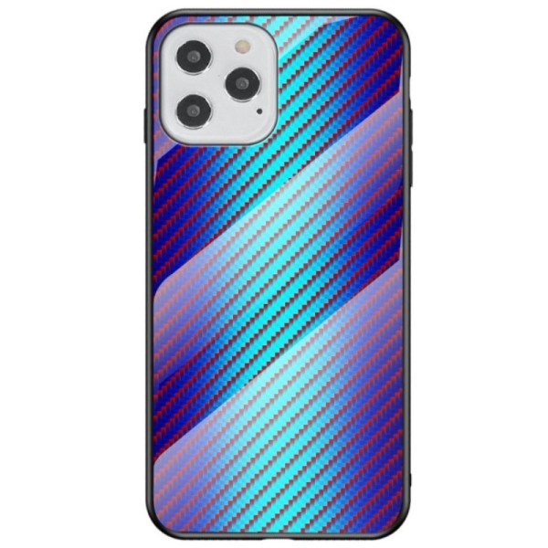 „Fiber“ kieto silikono (TPU) dėklas - mėlynas (iPhone 12 / 12 Pro)