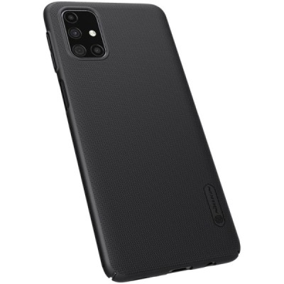 Samsung Galaxy M31s (M317F) Nillkin Frosted Shield juodas plastikinis dėklas | Priedai.lt