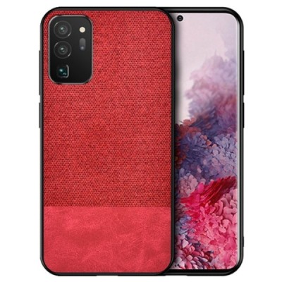 „Bi-Color“ Splicing Samsung Galaxy S20 FE (Fan Edition) raudonas odinis dėklas | Priedai.lt