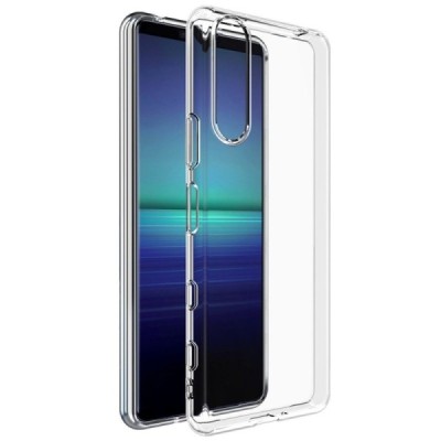 Sony Xperia 5 II Imak kieto silikono TPU skaidrus dėklas - nugarėlė | Priedai.lt