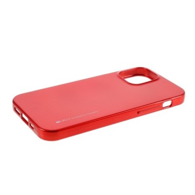 Apple iPhone 12 (12 Pro) Mercury raudonas kieto silikono TPU dėklas - nugarėlė | Priedai.lt