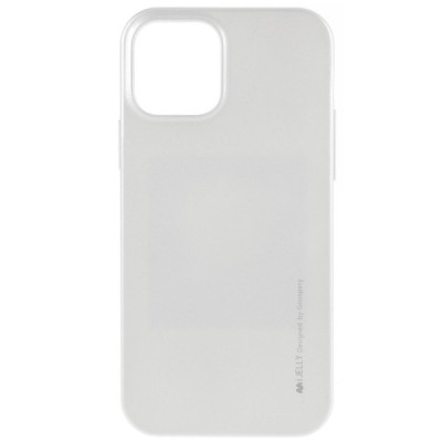 Apple iPhone 12 (12 Pro) Mercury sidabrinis kieto silikono TPU dėklas - nugarėlė | Priedai.lt