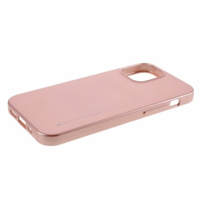 Apple iPhone 12 (12 Pro) Mercury šviesiai rožinis kieto silikono TPU dėklas - nugarėlė | Priedai.lt