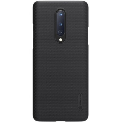 Nillkin Frosted Shield OnePlus 8 juodas plastikinis dėklas / Priedai.lt
