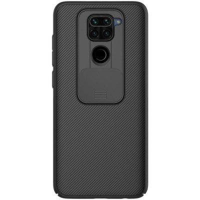Xiaomi Redmi Note 9 Nillkin CamShield juodas dėklas, nugarėlė su kameros apsauga | Priedai.lt