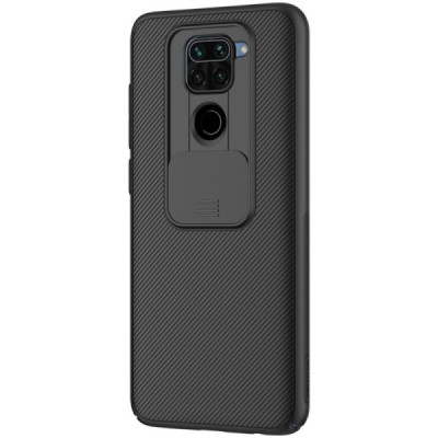 Xiaomi Redmi Note 9 Nillkin CamShield juodas dėklas, nugarėlė su kameros apsauga | Priedai.lt