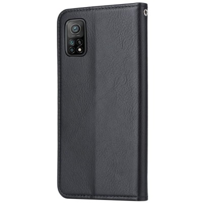 Prabangus „Comma“ odinis atverčiamas juodas Xiaomi Mi 10T (Mi 10T Pro) dėklas | Priedai.lt