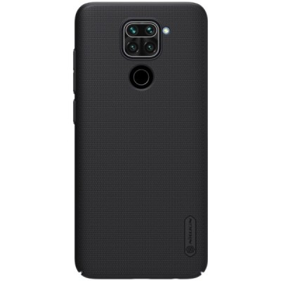 Xiaomi Redmi Note 9 Nillkin Frosted Shield juodas plastikinis dėklas | Priedai.lt