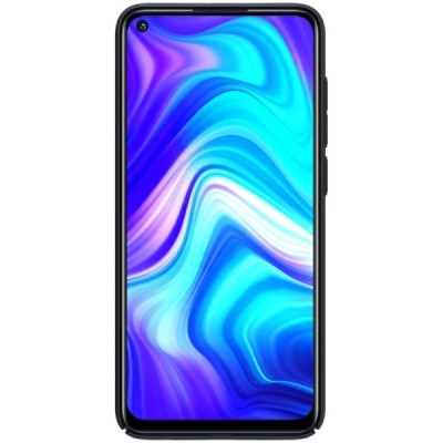 Xiaomi Redmi Note 9 Nillkin Frosted Shield juodas plastikinis dėklas | Priedai.lt