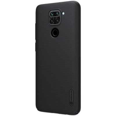 Xiaomi Redmi Note 9 Nillkin Frosted Shield juodas plastikinis dėklas | Priedai.lt