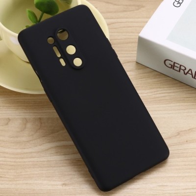 OnePlus 8 Pro Shell kieto silikono TPU juodas dėklas - nugarėlė | Priedai.lt