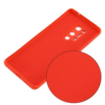 OnePlus 8 Pro Shell kieto silikono TPU raudonas dėklas - nugarėlė | Priedai.lt